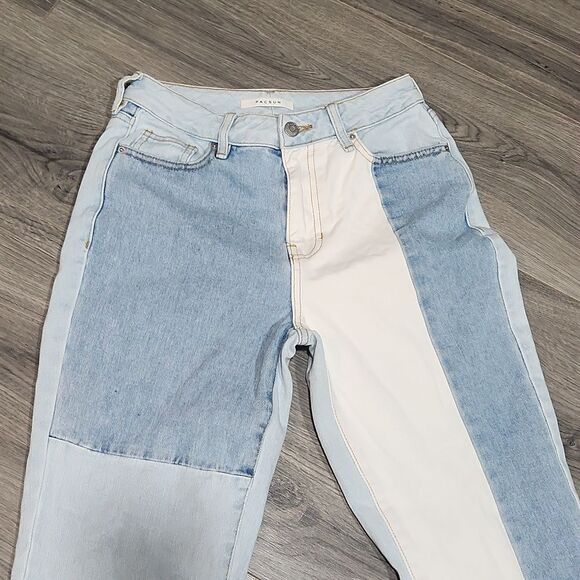 GUC PacSun Eco Hopper Patch Mom Jeans - Picture 8 of 10